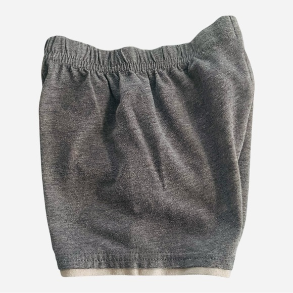 Garanimals casual play pull-on shorts 18 Months gray elastic waist white trim - Picture 4 of 6